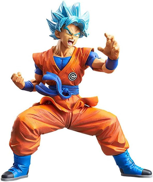 Figura Son Goku SSGSS (Super Saiyan Blue - Capsule Corp Logo) Super Dragon Ball Heroes – Banpresto Original