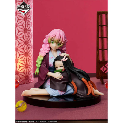 Figura Nezuko Kamado & Mitsuri Kanroji (Premio C) Ichiban Kuji - Demon Slayer | Bandai Spirits (Pre-owned)