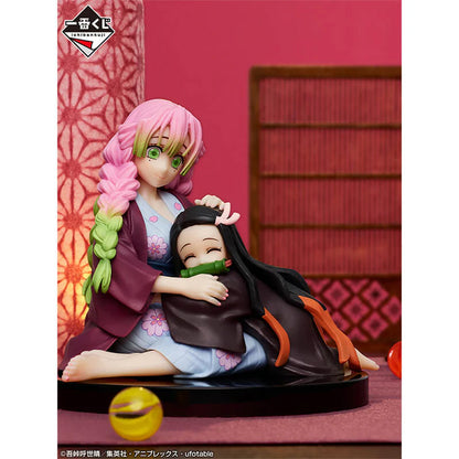 Figura Nezuko Kamado & Mitsuri Kanroji (Premio C) Ichiban Kuji - Demon Slayer | Bandai Spirits (Pre-owned)