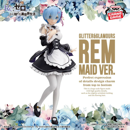 Figura Rem Maid Ver. – GLITTER&GLAMOURS (Banpresto / Bandai Spirits) – Re:Zero