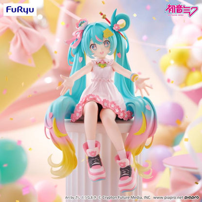 Figura Hatsune Miku 10th Anniversary Noodle Stopper FuRyu - Vocaloid