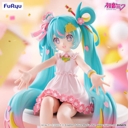 Figura Hatsune Miku 10th Anniversary Noodle Stopper FuRyu - Vocaloid