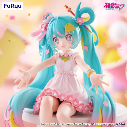 Figura Hatsune Miku 10th Anniversary Noodle Stopper FuRyu - Vocaloid