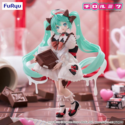 Figura Hatsune Miku x TIROL CHOCO Milk Ver Trio-Try-iT FuRyu - Vocaloid