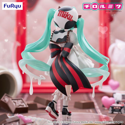Figura Hatsune Miku x TIROL CHOCO Milk Ver Trio-Try-iT FuRyu - Vocaloid