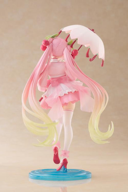 Figura Sakura Miku AMP+ FuRyu Blossom Parasol Ver - Vocaloid